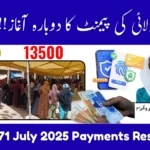 BISP 8171 July 2025 Payments Restarted
