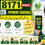 Latest 8171 Update Benazir Income Support Programme 2026 Payment Schedule Released